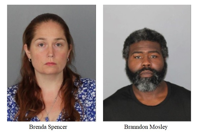 Brenda Spencer, 38, and Branndon Mosley, 41.