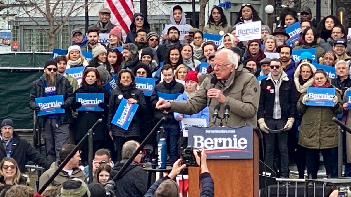 Bernie Sanders Hosts Boston Rally Ahead of Super Tuesday – NBC Boston