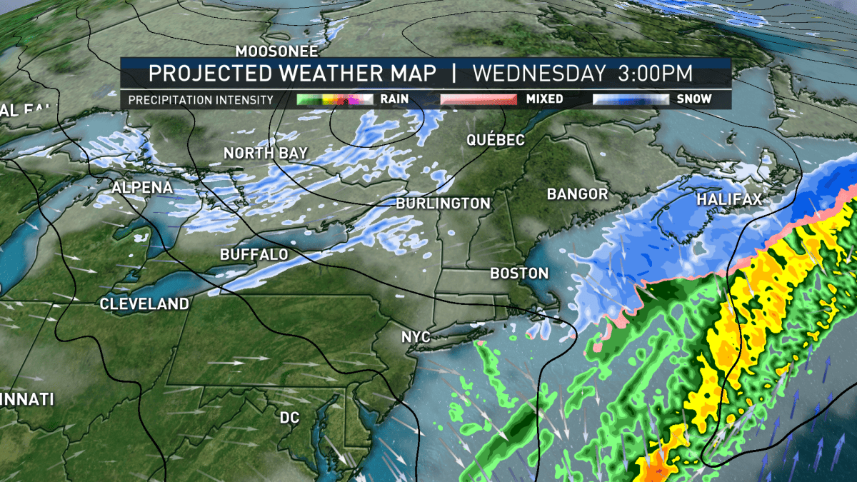 Dramatic Change in Temps as Southern New England Braces for Snow – NBC ...