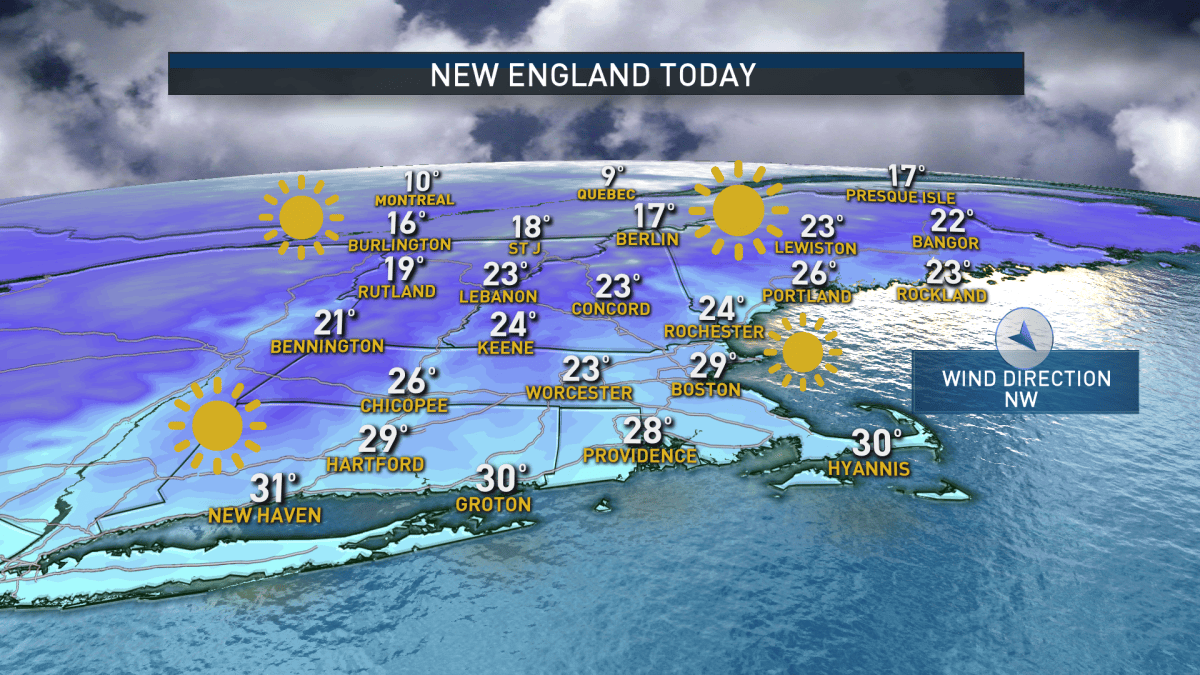 Chilly Week Before Next Storm Delivers Snow This Weekend – NBC Boston