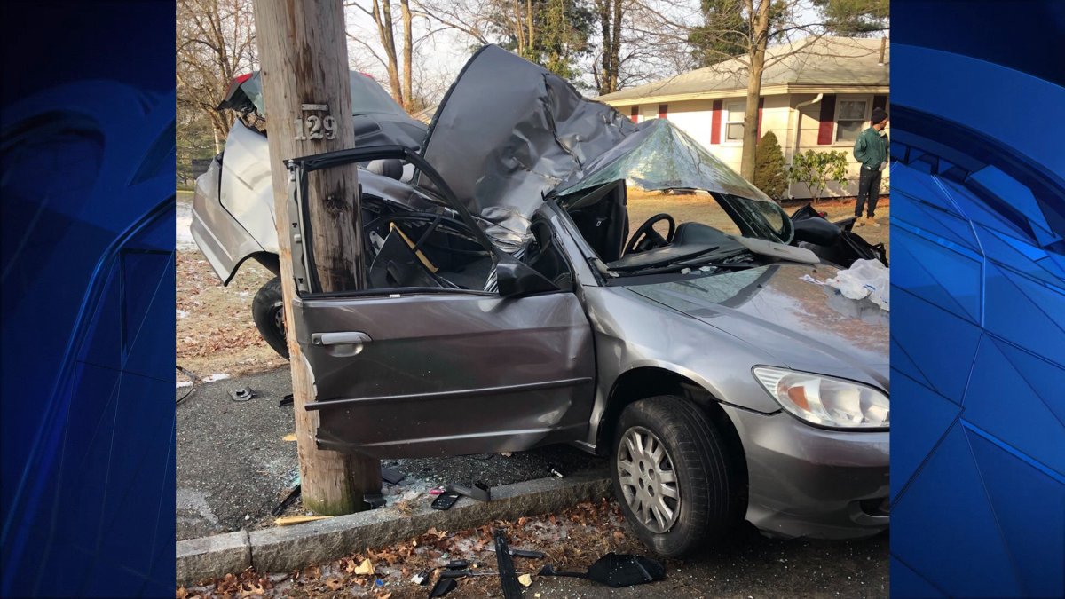 Woman Dies Following Brockton Car Crash Into Pole NBC Boston