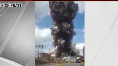 Large Explosion at Maine Paper Mill