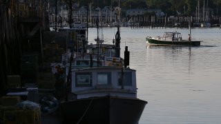 In this July 21, 2012, file photo, a fishing boat leaves the dock in Portland, Maine. The city was ranked No. 8 on U.S. News and World Report's list of the top 150 places to live in 2020 to 2021