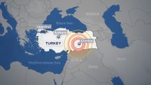 Turkey Earthquake map