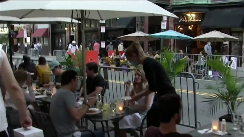 Outdoor Dining Begins in Boston's North End