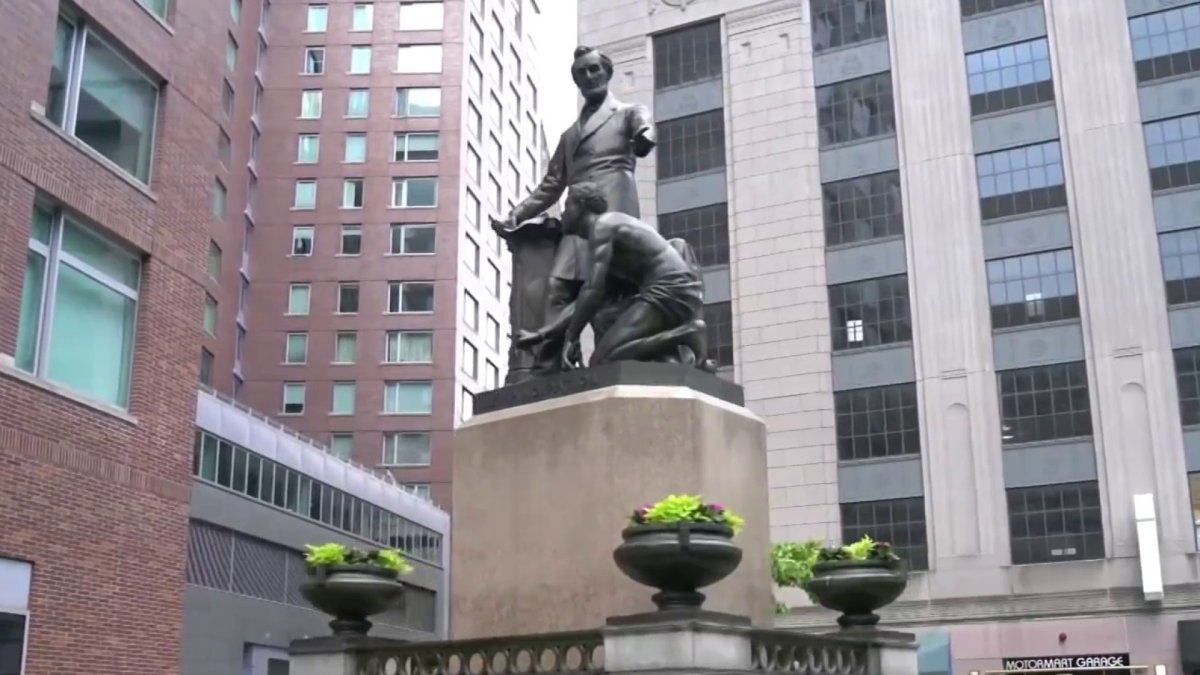 Petition to Remove Lincoln Statue in Boston NBC Boston