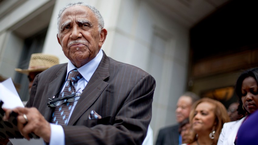 Rev. Joseph Lowery speaks during a press conference