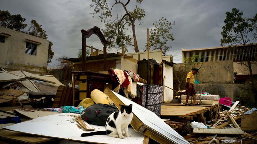 Hurricane Maria Leaving Puerto Rico