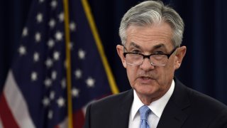In this March 20, 2019, file photo, Federal Reserve Chair Jerome Powell speaks during a news conference in Washington.