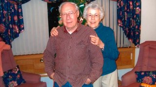 This Nov. 17, 2014 photo provided by Michael Kepler shows Wilford and Mary Kepler at their home in Wauwatosa, Wis.