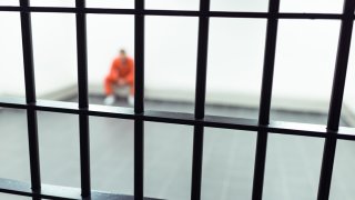 Stock Image of prison bars