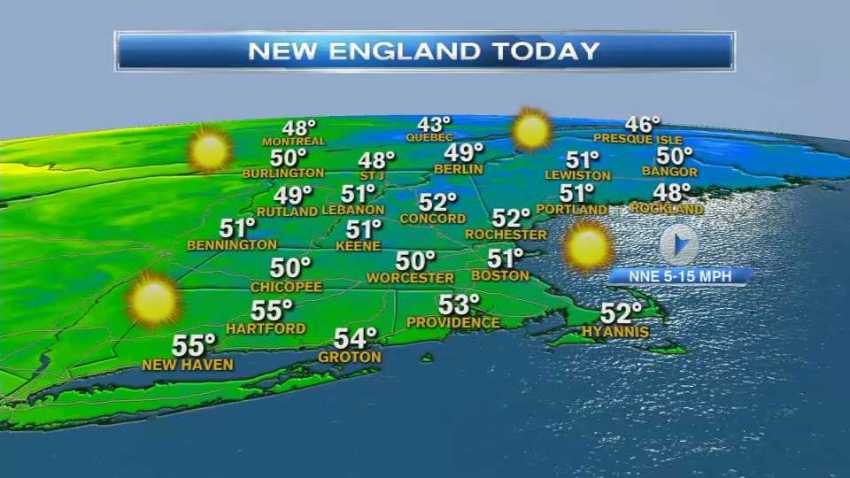 Weather Forecast Clear And Sunny Nbc Boston