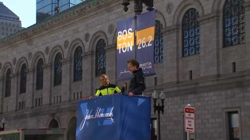 2019 Boston Marathon Banners Unveiled Nbc Boston