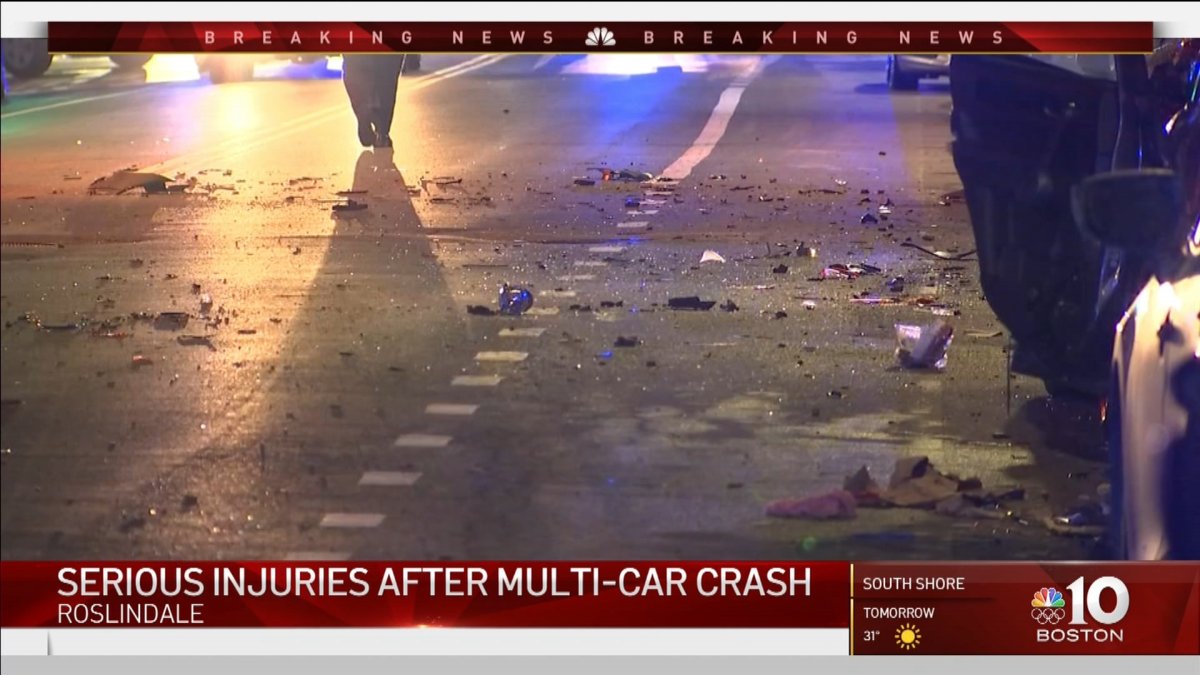 Serious Injuries After MultiCar Crash in Roslindale NBC Boston