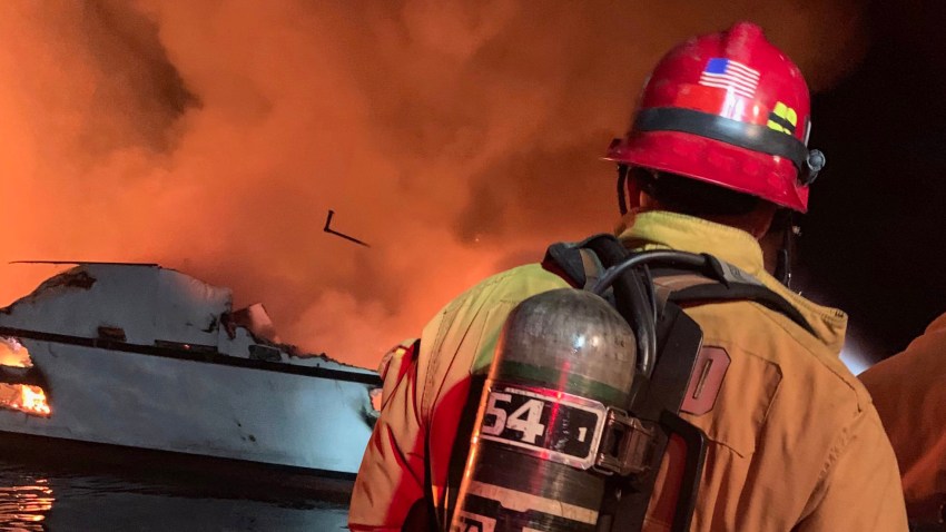 Boat Fire Ventura County 9-2-19 2