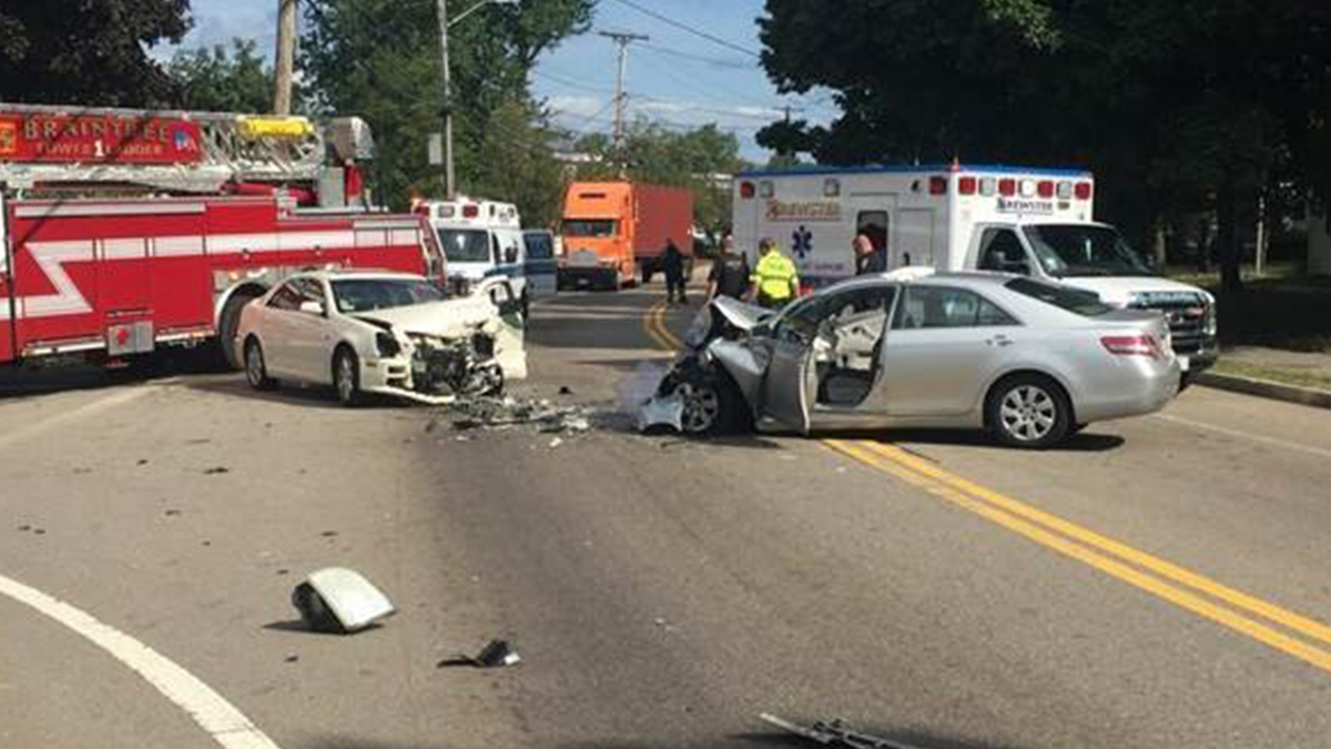 Elderly Driver Killed, 2 Others Injured in HeadOn Crash in Braintree NBC Boston