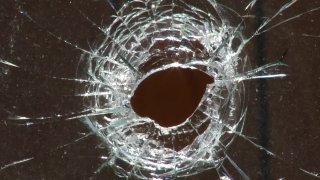 Bullet Hole in Glass Generic Shooting