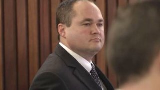 Christopher Conley in court.