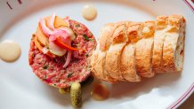 The steak tartare at Eastern Standard.