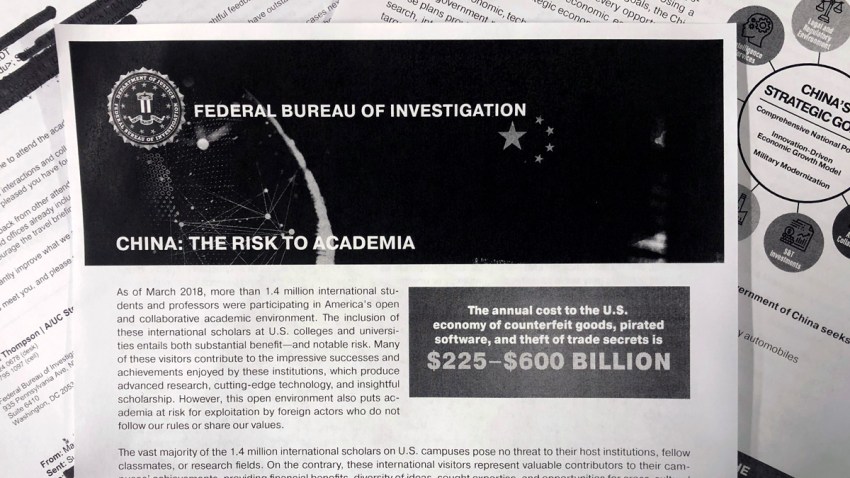 FBI China American Universities