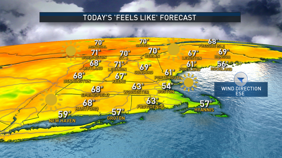 Summer-Like Temperatures Ahead of Cooler Weekend – NBC Boston