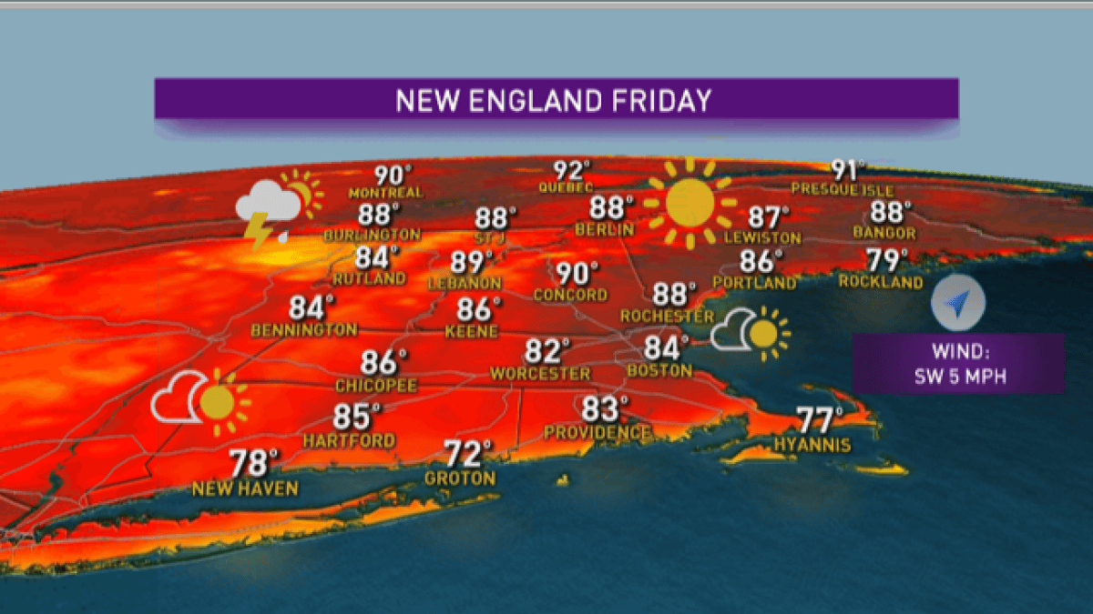 Heat and Humidity to Last Through Weekend – NBC Boston