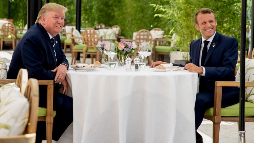 APTOPIX France G7 Summit Trump