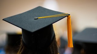 Graduation caps.