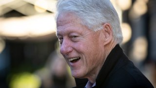 Former President Bill Clinton at the 100th annual Veterans Day Parade, in New York City, on Nov. 11, 2019.