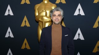 Feras Fayyad, Syrian director, at the reception for the Oscar-nominated documentaries in Los Angeles.