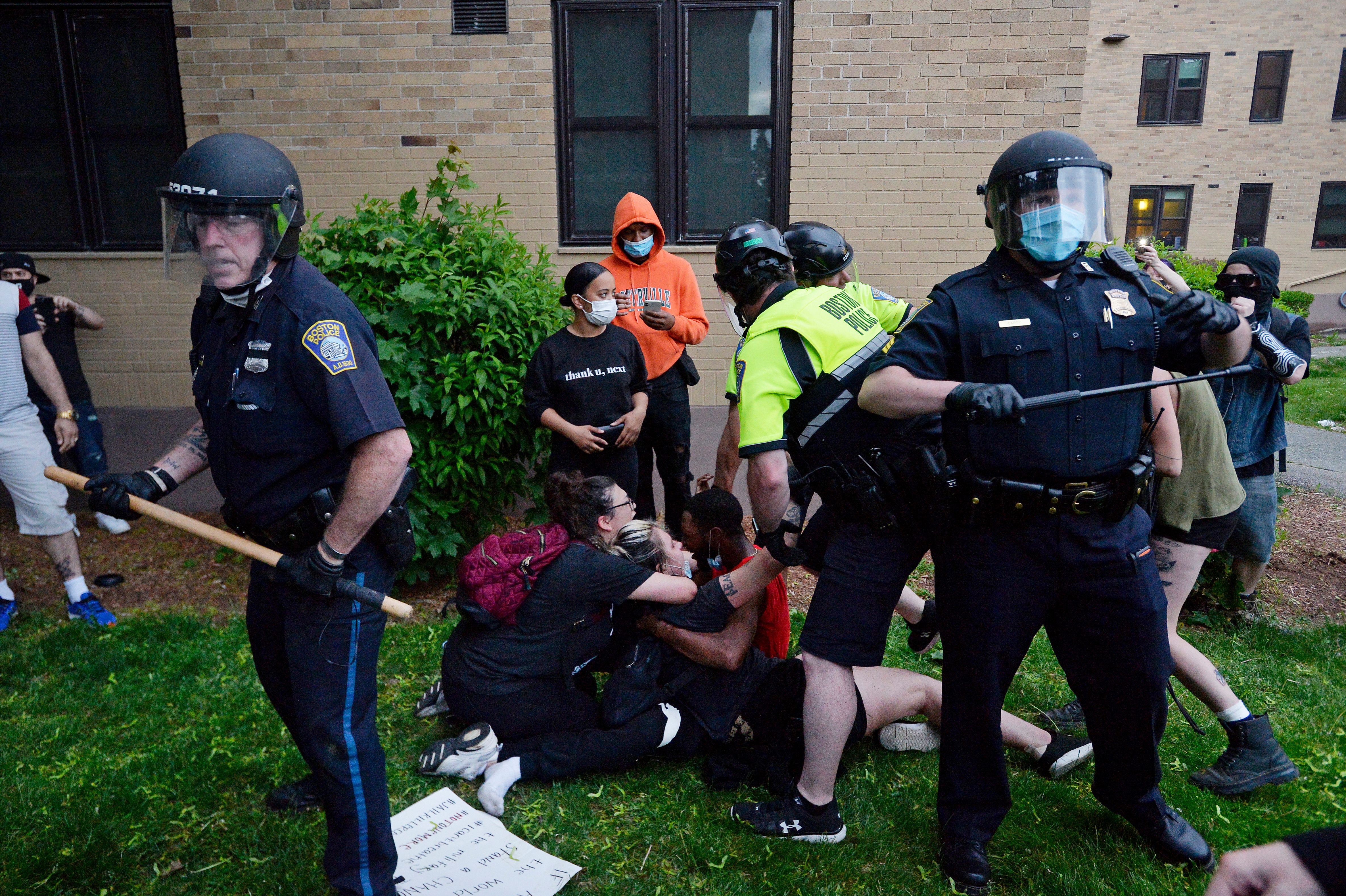 Photos: Protesters, Police Clash in Boston – NBC Boston