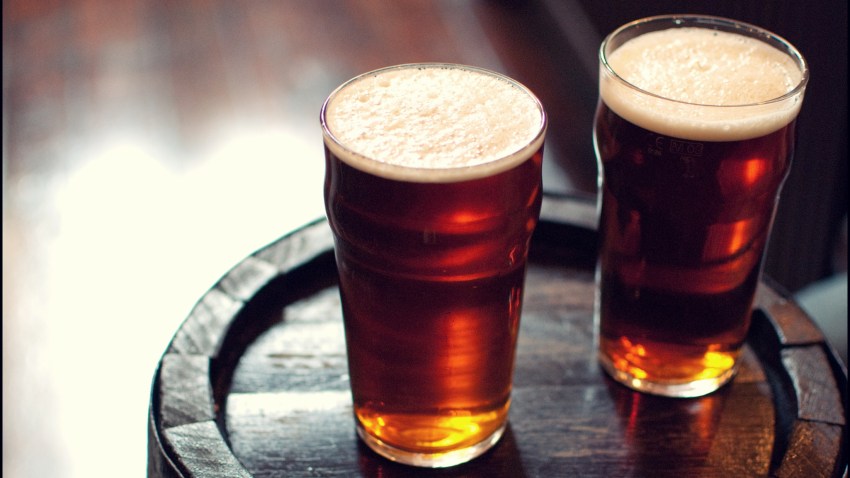 Two pints of beer