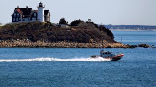 Coast Guard vessel off Cape Cod