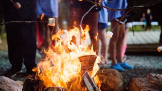 A file photo of a campfire.