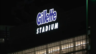 Gillette Stadium night