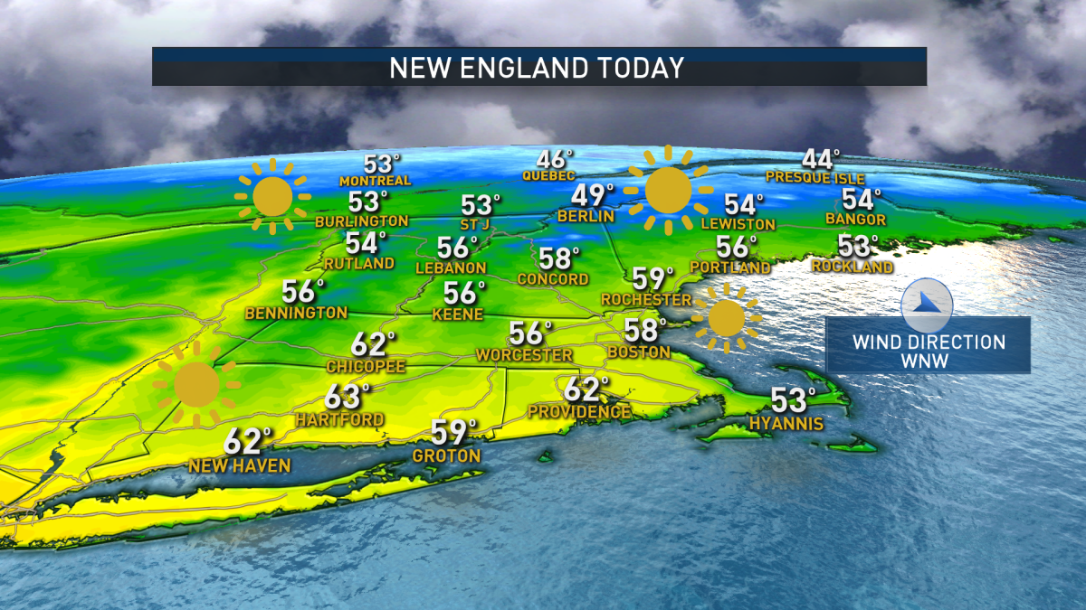 Forecast: Clear Weather to Start the Week – NBC Boston