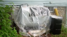 Heating oil spill at Donna Barron's home