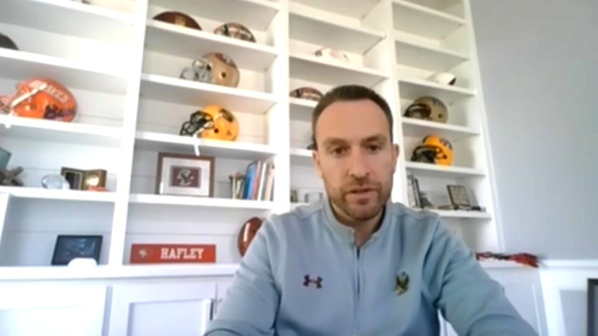 New BC Football Coach Jeff Hafley Talks About Challenges of Pandemic