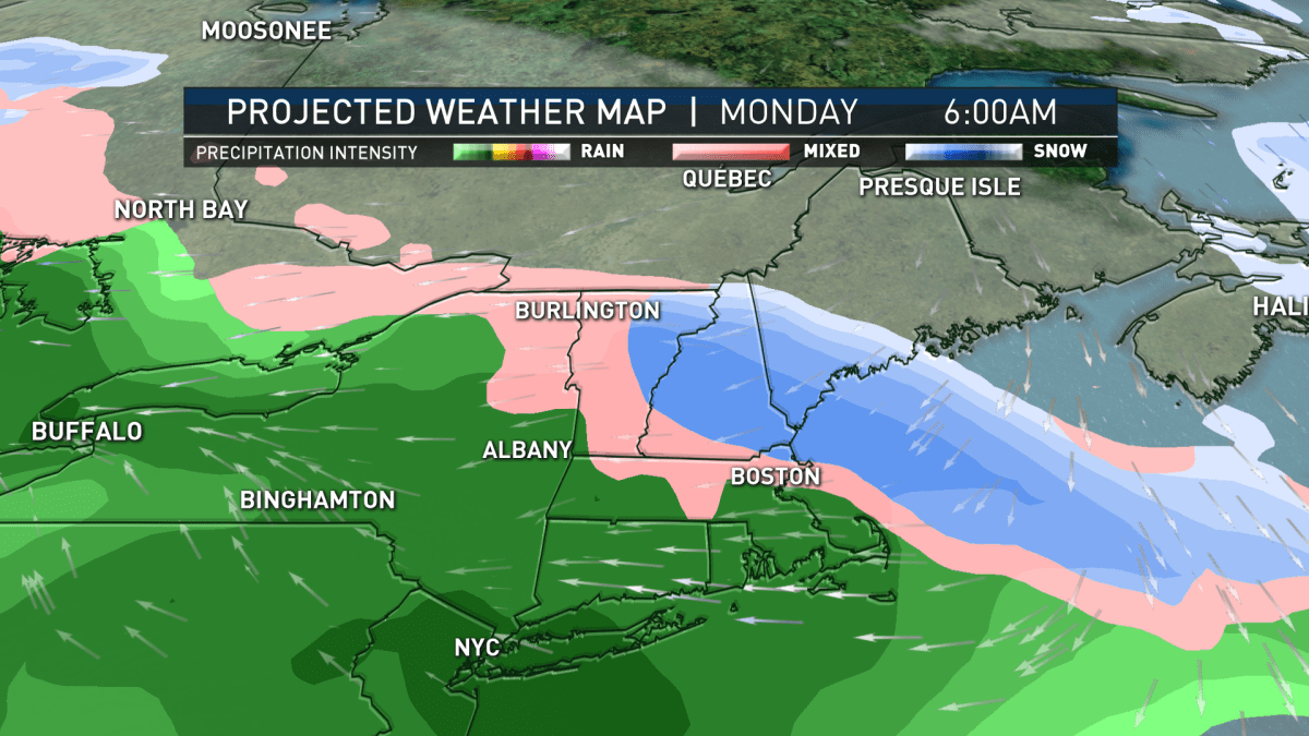 Wintry Mix to Impact Parts of New England for End of Year – NBC Boston