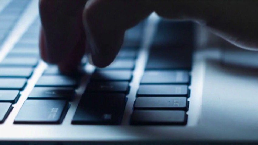 Laptop Typing