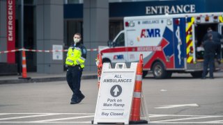 Outside Massachusetts General Hospital