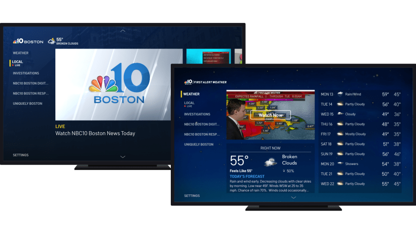 Nbc10 Boston Launches Live News On Roku And Apple Tv Apps Nbc Boston