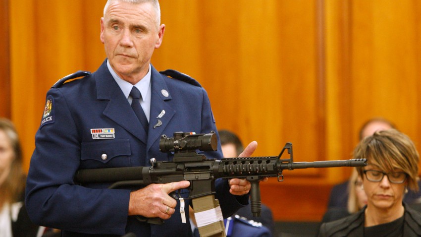 APTOPIX New Zealand Gun Laws