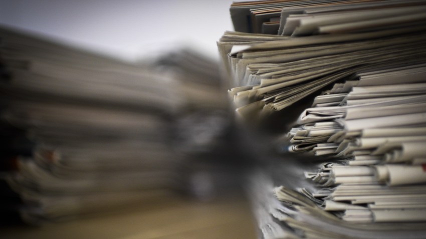 File image of newspapers.