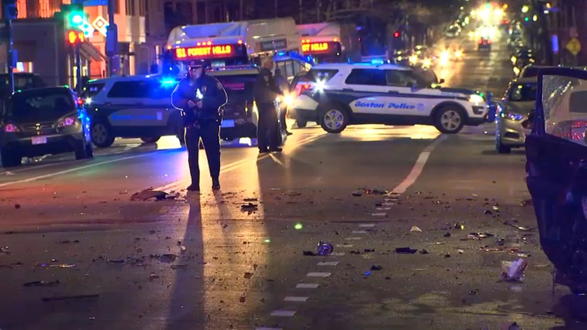 Multiple Vehicles Involved in Roslindale Crash NBC Boston