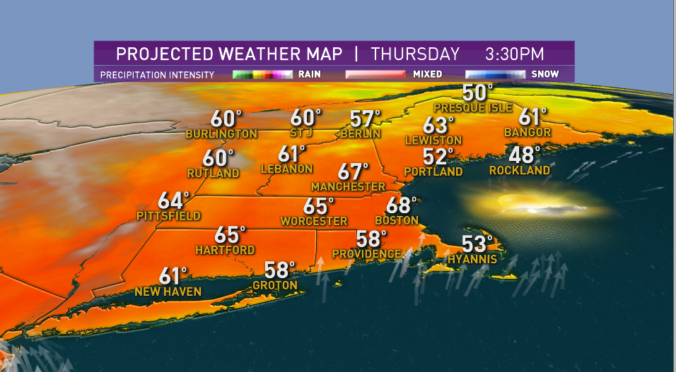 Sunny Thursday Ahead of Rain and Possible Thunderstorms – NBC Boston