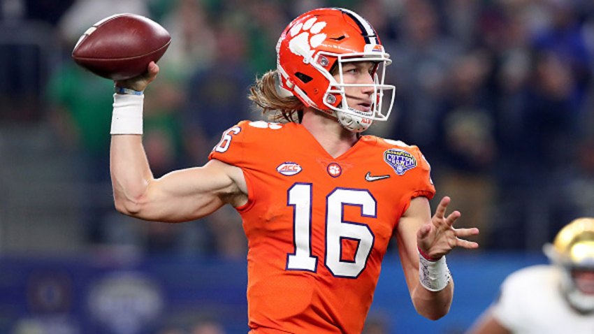 Clemson Qb Trevor Lawrence Tests Positive For Covid 19 Nbc Boston