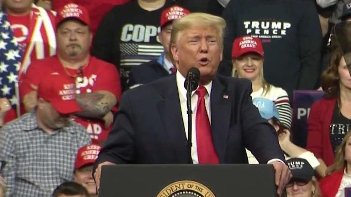 Trump Holding April Campaign Event in Manchester, NH