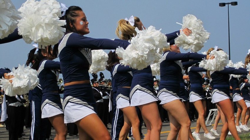 UConn Fordham pompoms