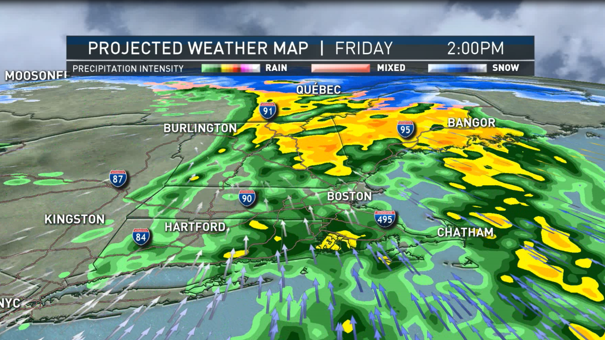 Friday Showers Give Way to Cool, Breezy Weekend – NBC Boston